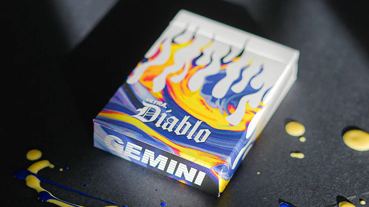 Ultra Diablo Blue Playing Cards USPCC - Image 2