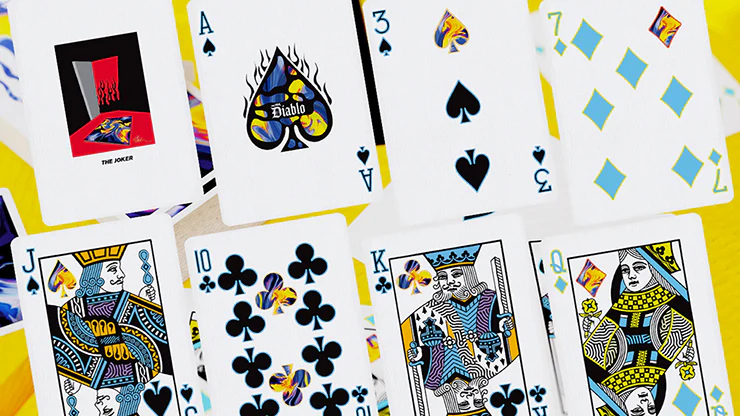 Ultra Diablo Blue Playing Cards USPCC - Image 4