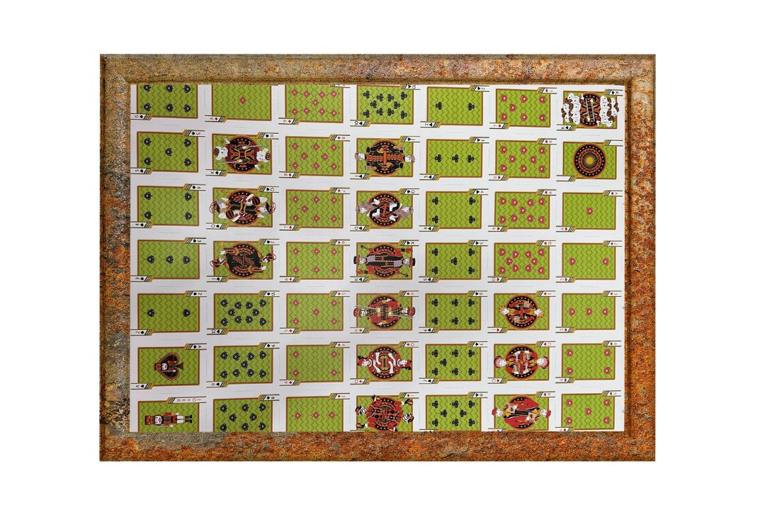 Uncut Sheet - Bicycle Nutcracker Red - Image 2