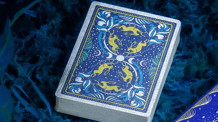 Under the Moon Midnight Blue Playing Cards Cartamundi - Image 2