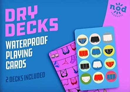 Underwear Plastic Playing Cards 2 Deck Set