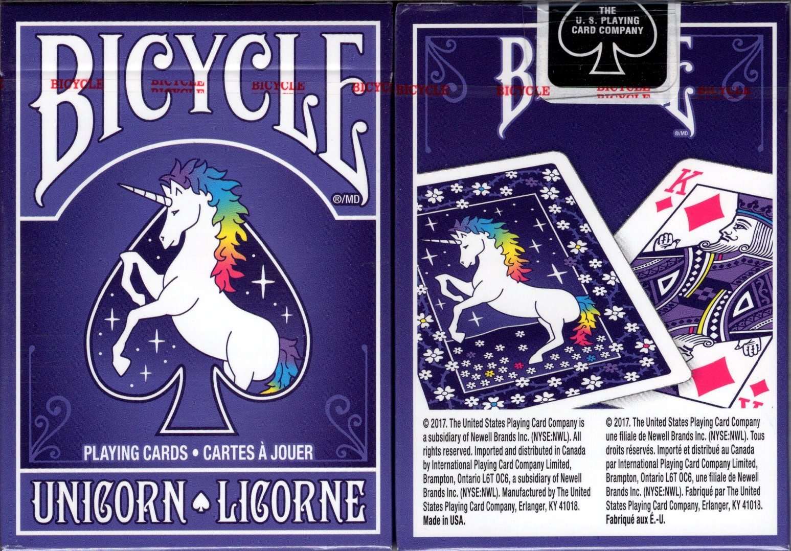 Unicorn Bicycle Playing Cards - Image 3
