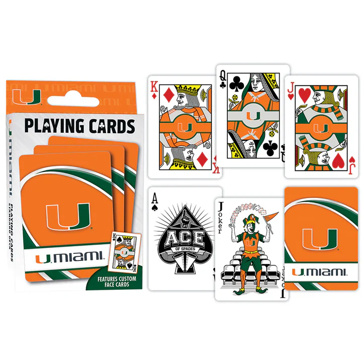University of Miami Playing Cards - #THEU - Image 3