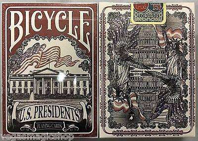 US Presidents v2 Blue & Red 2 Deck Set Bicycle Playing Cards - Image 4