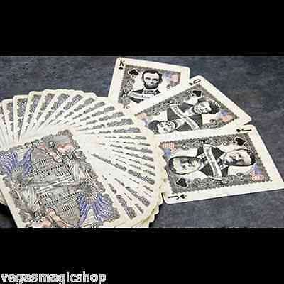 US Presidents v2 Blue & Red 2 Deck Set Bicycle Playing Cards - Image 7