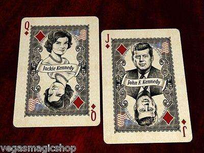 US Presidents v2 Blue & Red 2 Deck Set Bicycle Playing Cards - Image 9