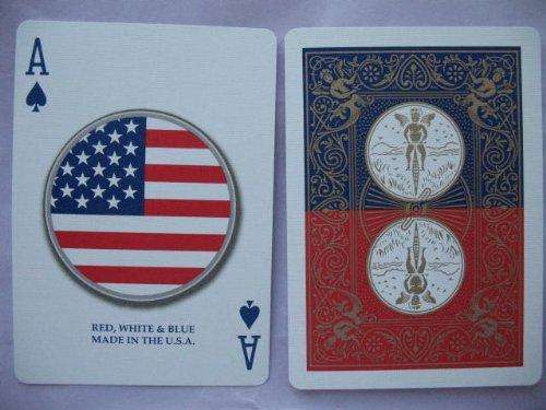 USA Red, White & Blue Series Bicycle Playing Cards 6 Deck Set - Image 3