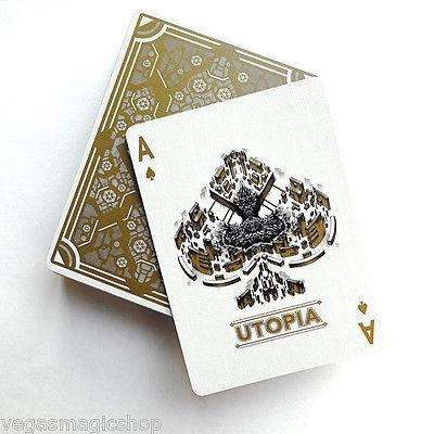Utopia Gold & Black 2 Deck Set Bicycle Playing Cards - Image 9