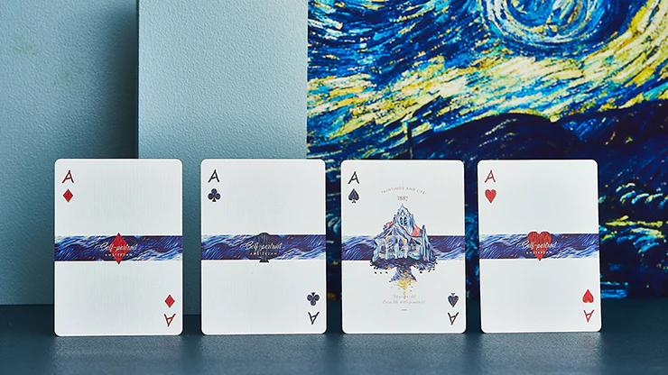 Van Gogh Self-Portrait Playing Cards with Numbered Seal - Image 3