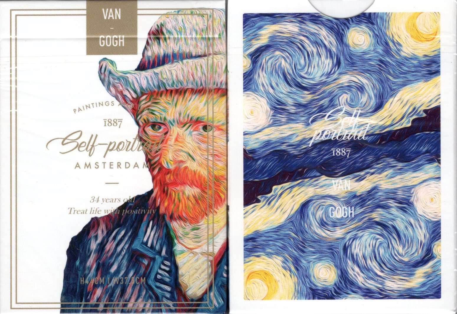 Van Gogh Self-Portrait Playing Cards with Numbered Seal - Image 8