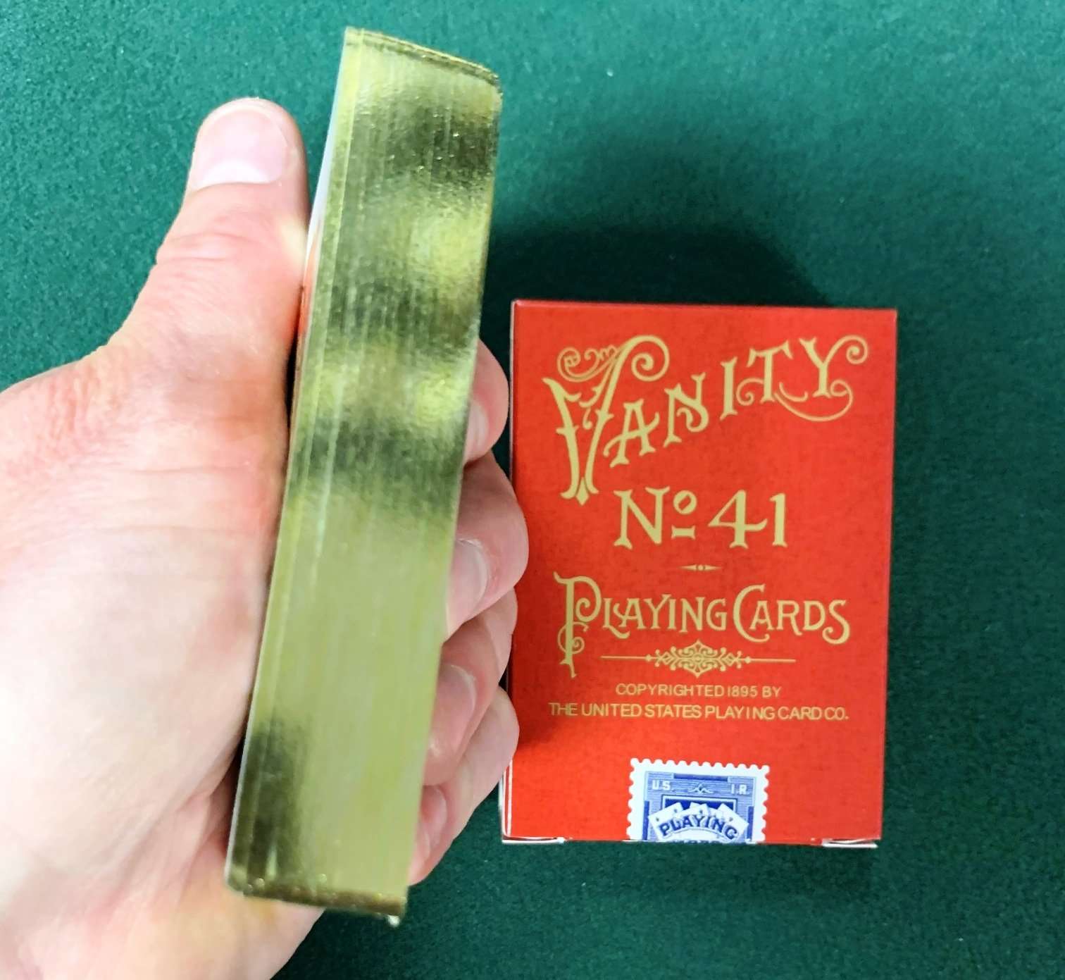 Vanity Reproduction Gilded Playing Cards USPCC - Image 5