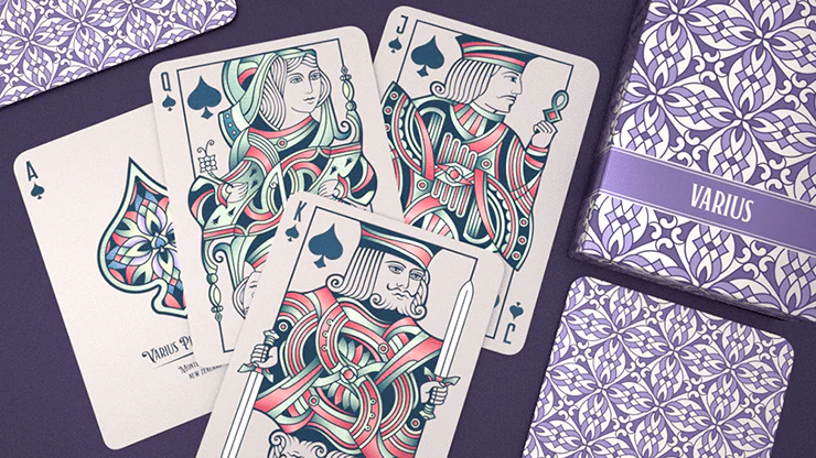Varius Purple Playing Cards Cartamundi - Image 5