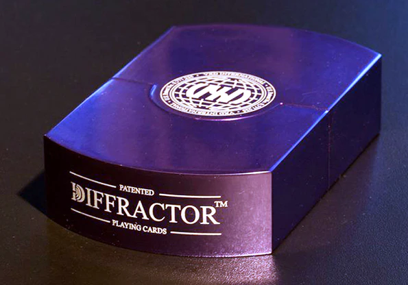Vegas Diffractor Ultraviolet (Metal Case) Playing Cards