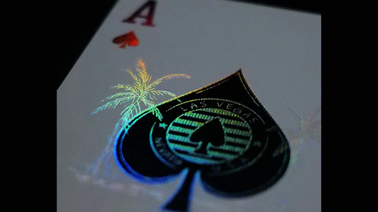 Vegas Diffractor Ultraviolet (Metal Case) Playing Cards - Image 3