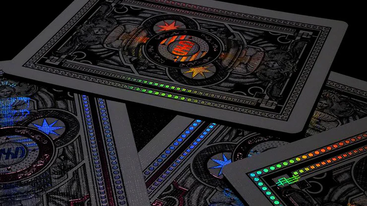Vegas Diffractor Ultraviolet (Metal Case) Playing Cards - Image 4