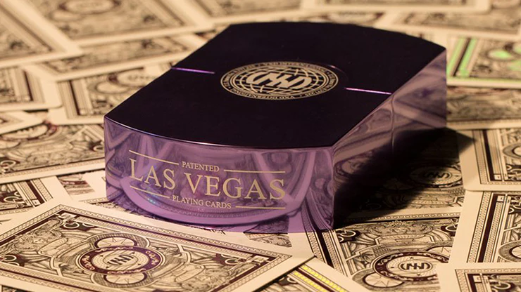 Vegas Diffractor Ultraviolet (Metal Case) Playing Cards - Image 6