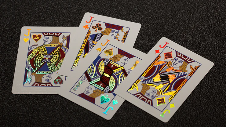 Vegas Diffractor Ultraviolet Playing Cards VXD - Image 2