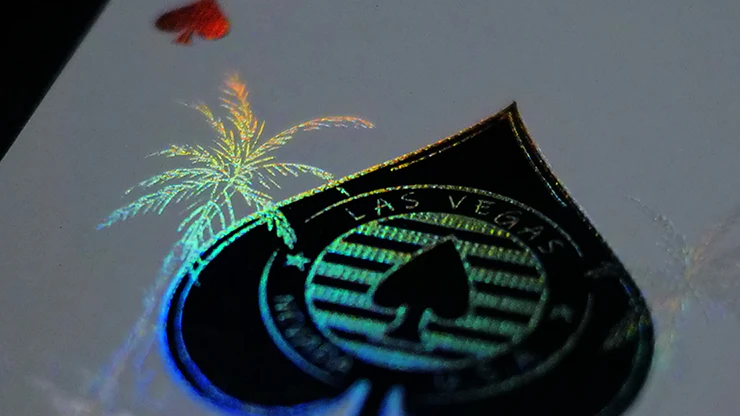 Vegas Diffractor Ultraviolet Playing Cards VXD - Image 4
