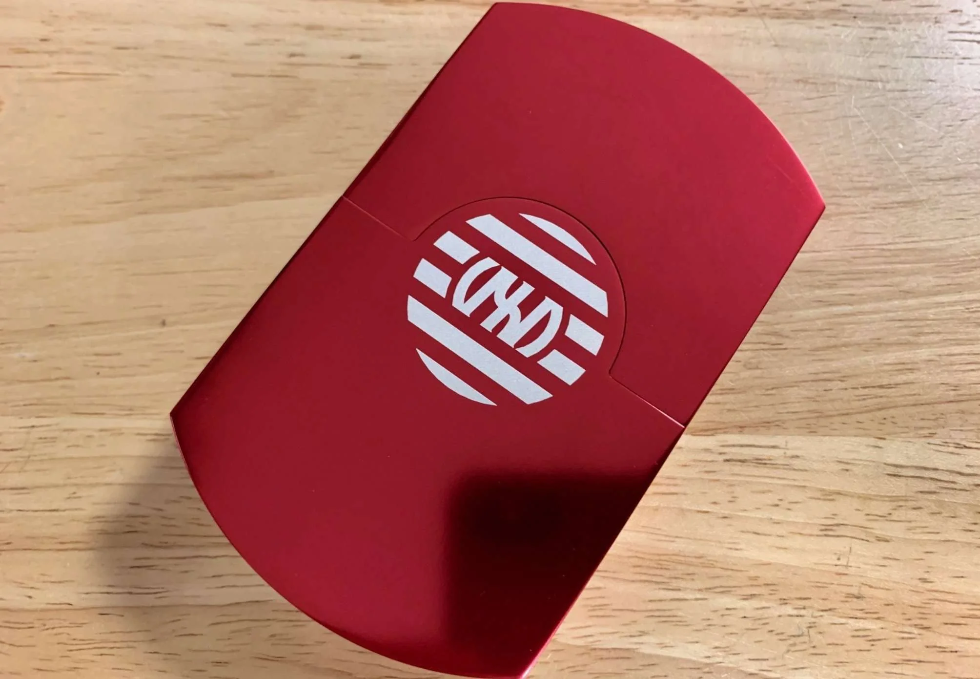 Vertex Red (Metal Case) Playing Cards