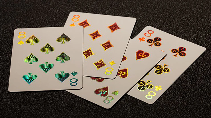 Vertex Red (Metal Case) Playing Cards - Image 7