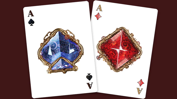 Victorian Steampunk Gold Playing Cards NPCC - Image 2