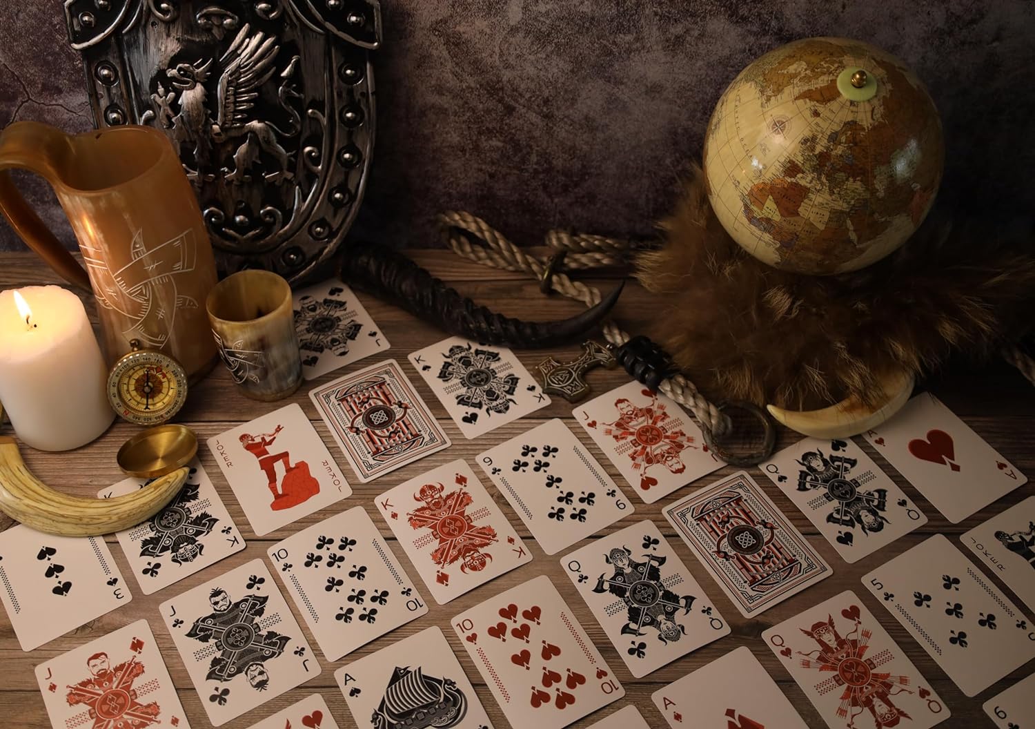 Vikings Bicycle Playing Cards - Image 3