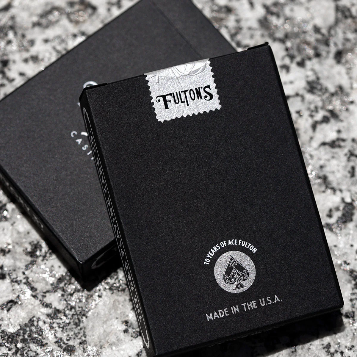 Vintage Back Midnight Fuel Ace Fulton's 10 Year Anniversary Playing Cards - Image 7