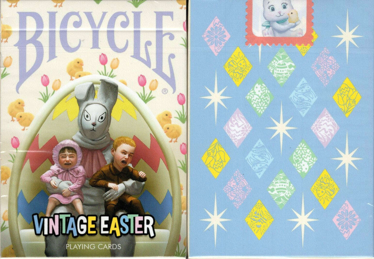 Vintage Easter Bicycle Playing Cards - Image 3