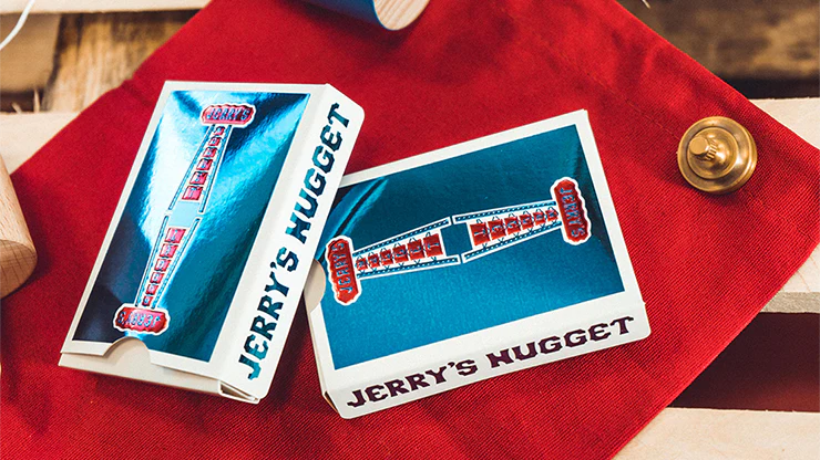 Vintage Feel Jerry's Nuggets Blue Foil Playing Cards EPCC - Image 3
