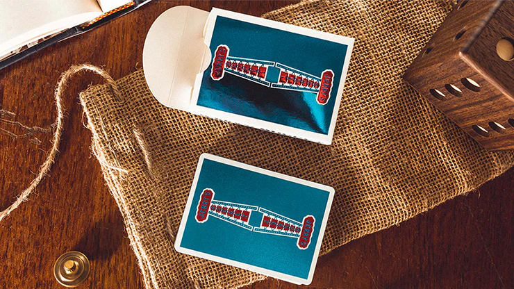 Vintage Feel Jerry's Nuggets Blue Foil Playing Cards EPCC - Image 4