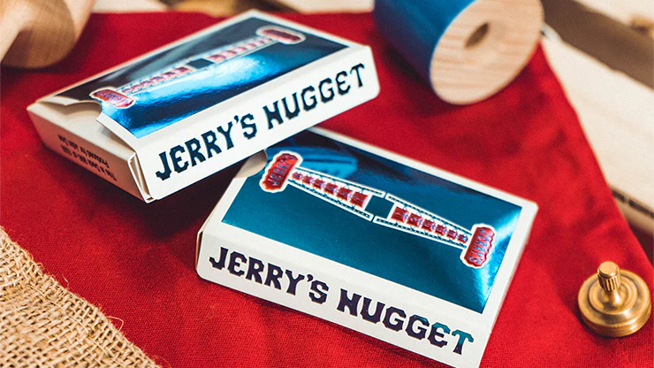 Vintage Feel Jerry's Nuggets Blue Foil Playing Cards EPCC - Image 7