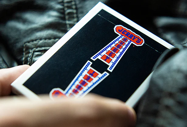 Vintage Feel Jerry's Nugget v2 Black Playing Cards EPCC - Image 2