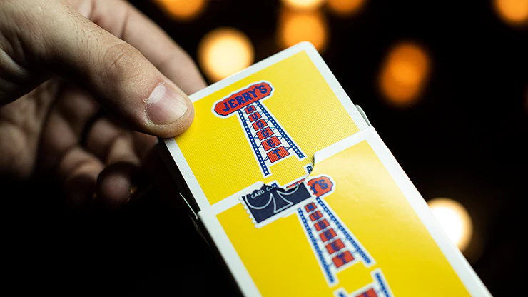 Vintage Feel Jerry's Nugget v2 Yellow Playing Cards EPCC - Image 7