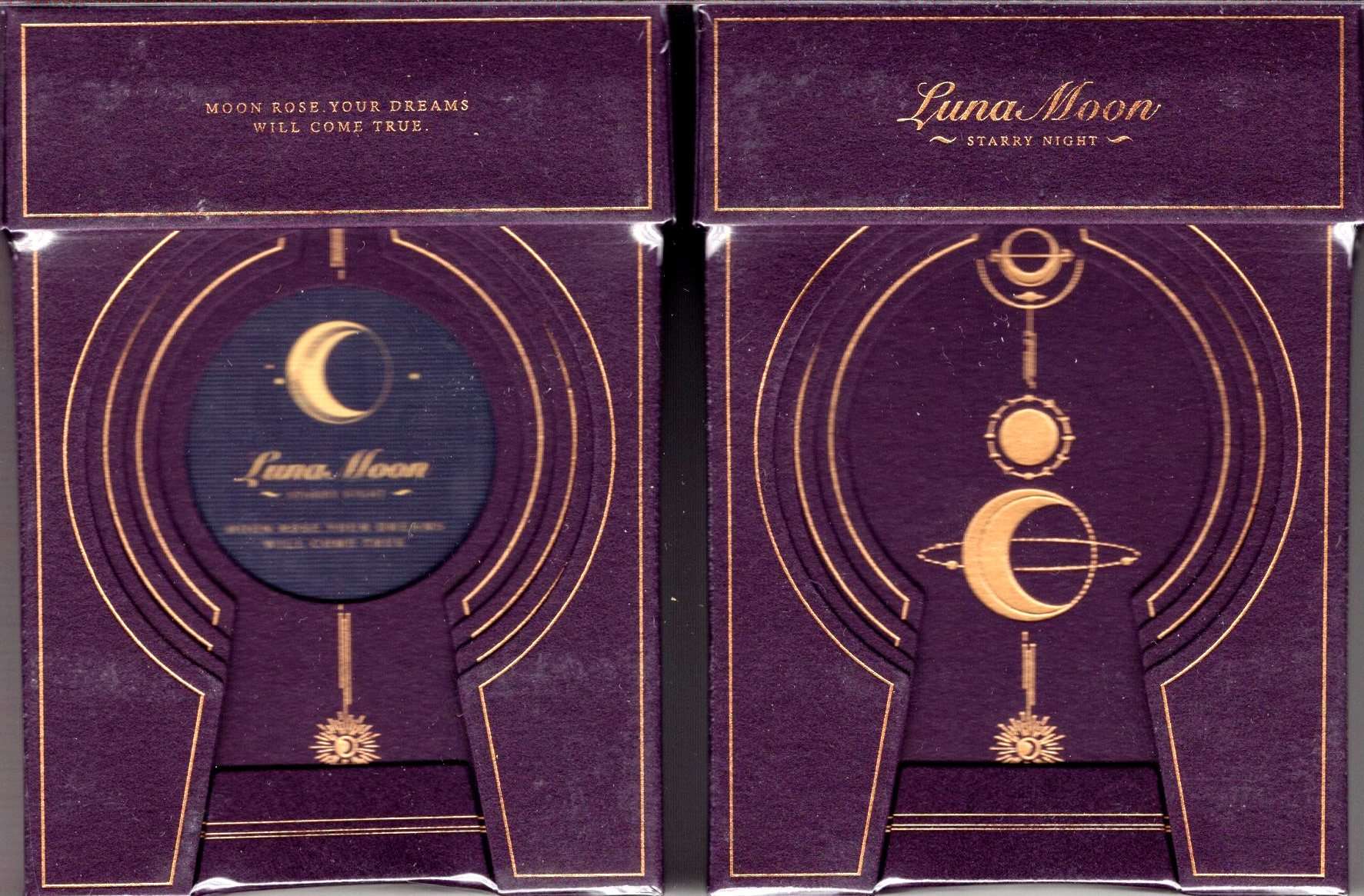 Violet Luna Moon Deluxe Edition Playing Cards USPCC