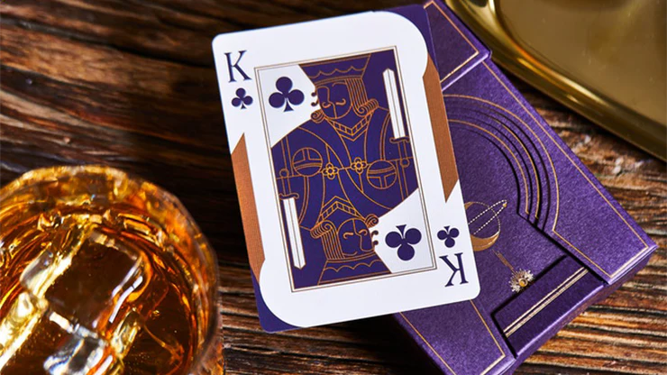 Violet Luna Moon Deluxe Edition Playing Cards USPCC - Image 2