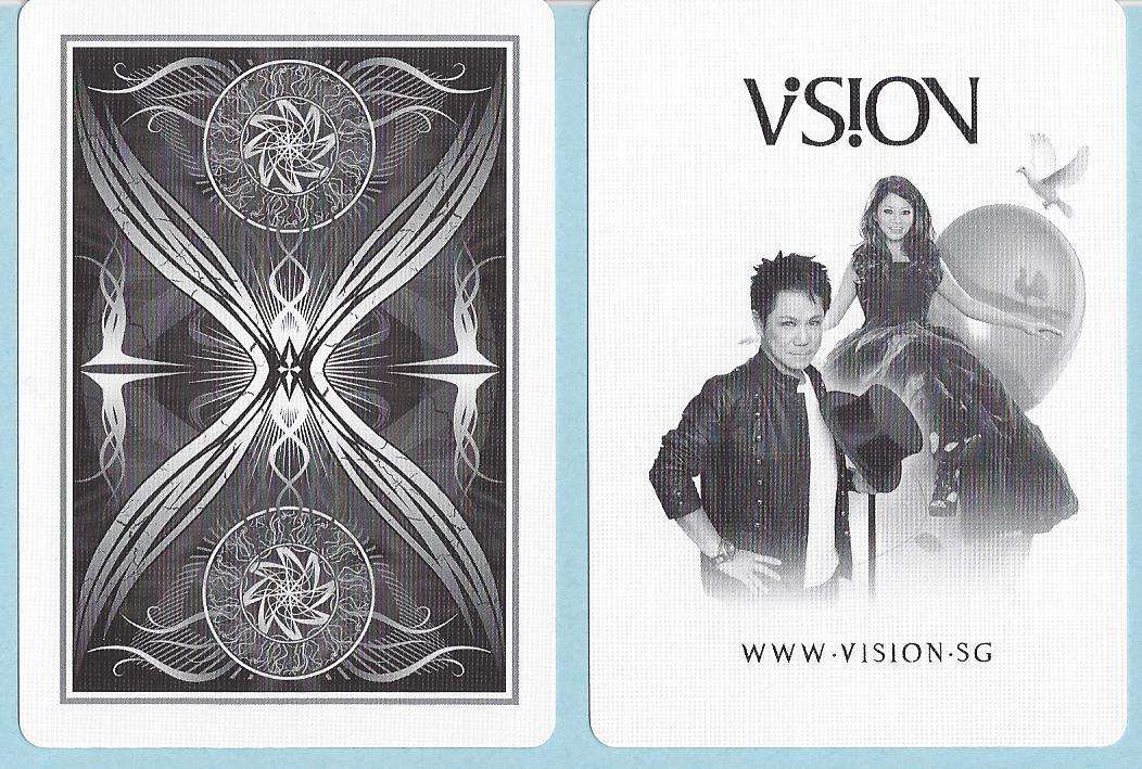 Vision White Bicycle Playing Cards - Image 3