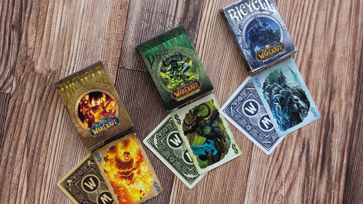 Warcraft Bicycle Playing Cards 3 Deck Set
