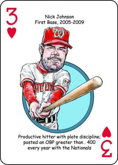 Washington Baseball Heroes Playing Cards - Image 4