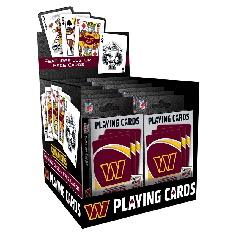 Washington Commanders Playing Cards by Masterpieces - Image 4