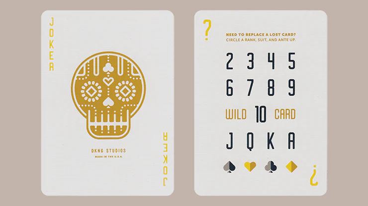 Wheel Yellow Playing Cards USPCC - Image 4