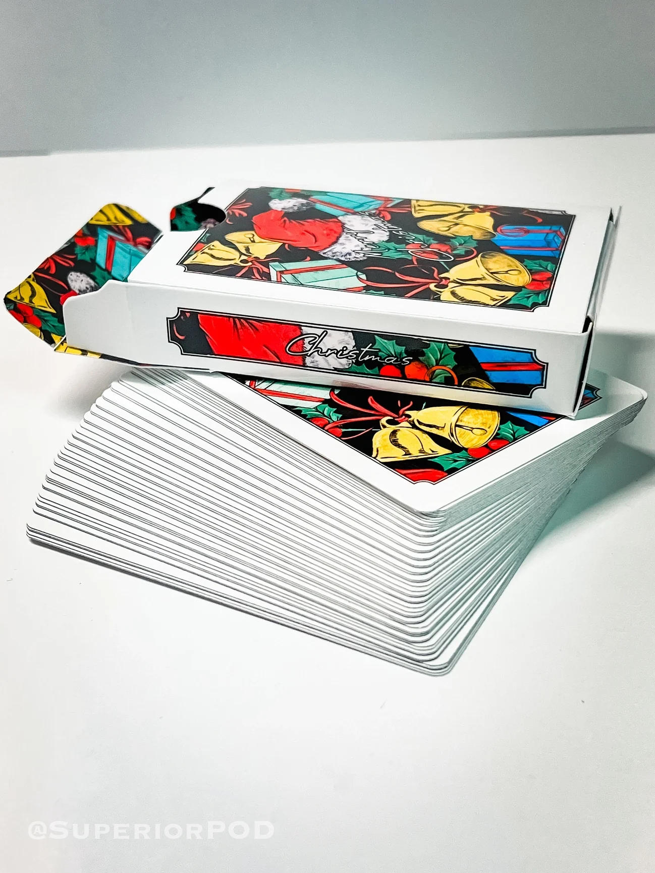 White Christmas Playing Cards - Image 9