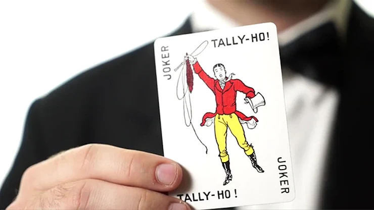 White Tally-Ho Fan Back Playing Cards - Image 5