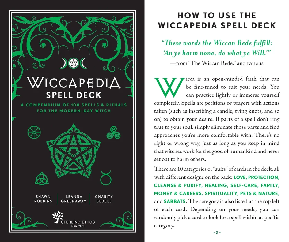 Wiccapedia Spell Deck By Leanna Greenaway - Image 3