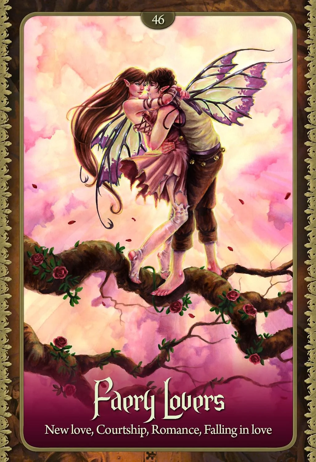 Wild Wisdom of the Faery Oracle Cards Blue Angel - Image 2