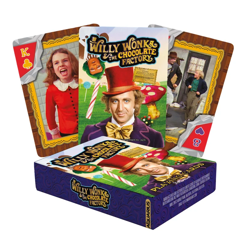 Willy Wonka Playing Cards by Aquarius - Image 2