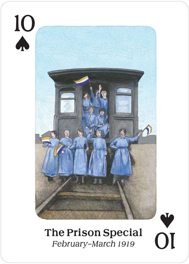 Women's Suffrage Playing Cards USGS - Image 12