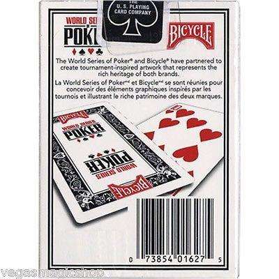 World Series of Poker Tournament 2 Deck Set Bicycle Playing Cards - Image 3