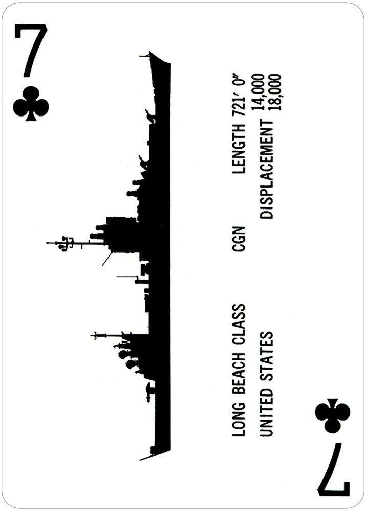 World War II Naval Spotter Playing Cards USGS - Image 3