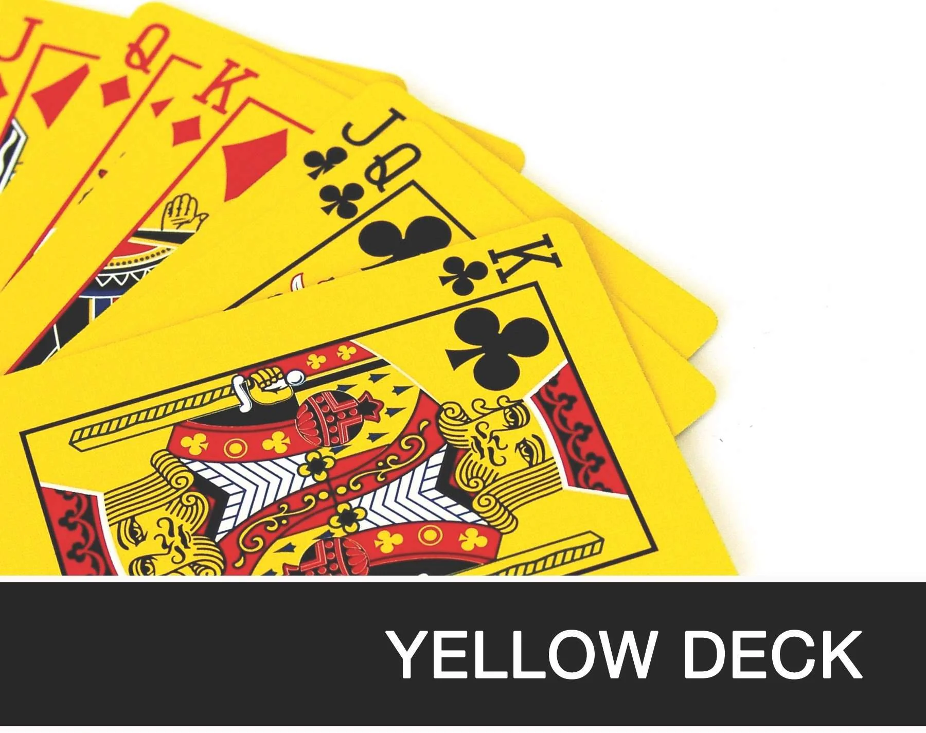 Yellow Deck v1 Cincinnati Printed Bicycle Playing Cards - Image 2